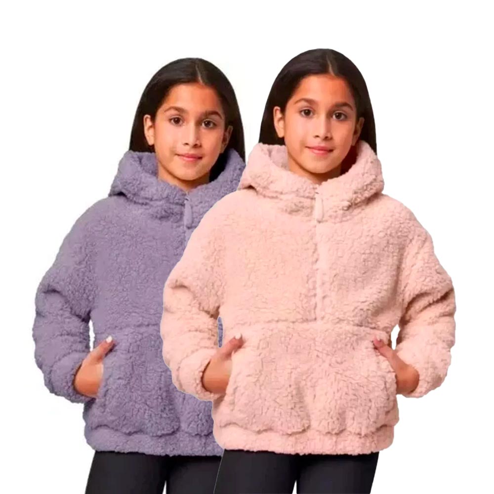 Polar Sherpa Pullover Niñas Jóvenes - La Tiendita de la Jose